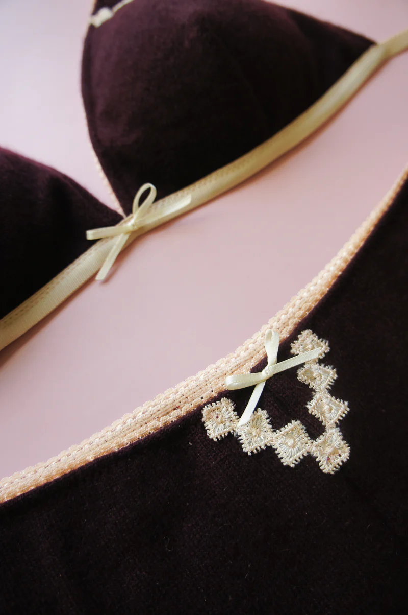 Cashmere Bra and Panty Set - Image 3