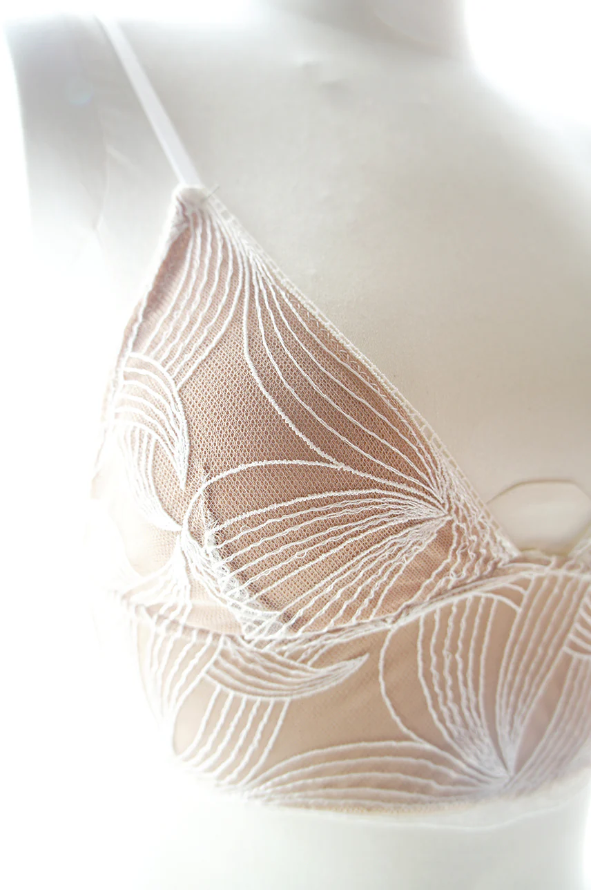 Corinne Longline Triangle Bralette - Image 3